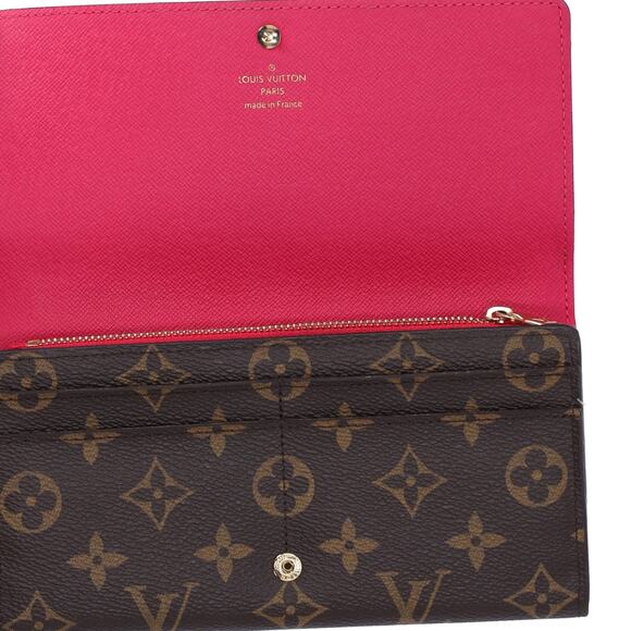 Louis Vuitton Sarah Monogram Long Wallet M61359 Christmas Animation Pink - Picture 5 of 6